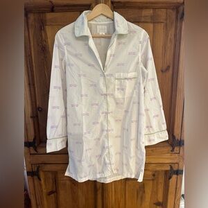 Three J NYC Dragonfly Nightshirt  Small 100% Cotton